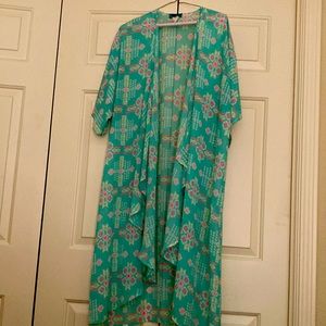 Turquoise haven kimono